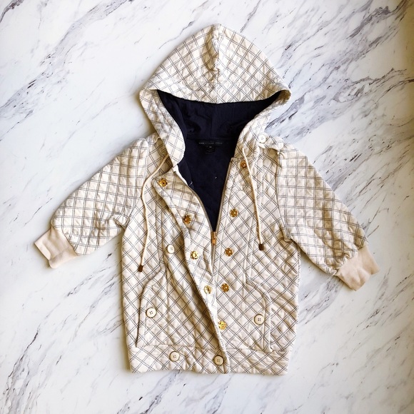 Marc By Marc Jacobs Jackets & Blazers - Marc by Marc Jacobs Cropped Plaid Zip Up Hoodie